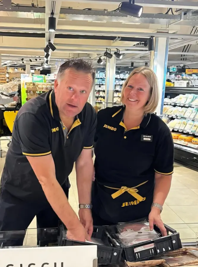 Das Team von Jumbo Ameland im Laden