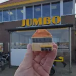 Miniatur des Jumbo-Ladens vor dem echten Laden